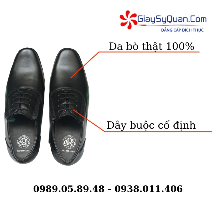 Giày tây nam công sở - Giày giày lười chất liệu da bò thật 100% cao cấp, Bảo hành keo đế 12 tháng Màu đen - Mã PN13A