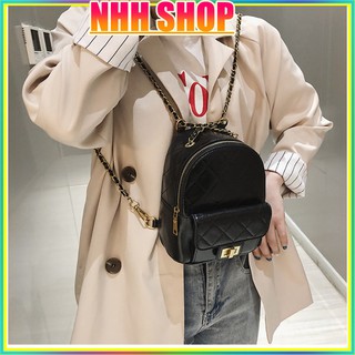 [Siêu Sale]Balo mini Cao Cấp Nhập Khẩu Hàn Quốc Chất Liệu Da Pu Chống Thấm Xịn Sò