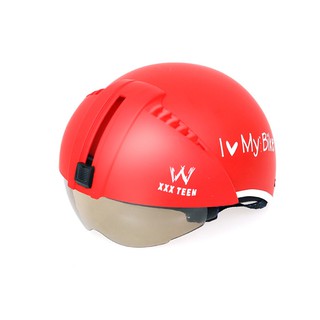 Nón bảo hiểm kính âm I Love My Bike dễ thương