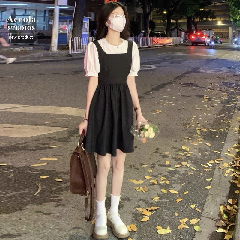 Set váy xinh xắn phong cách tiểu thư hàn quốc