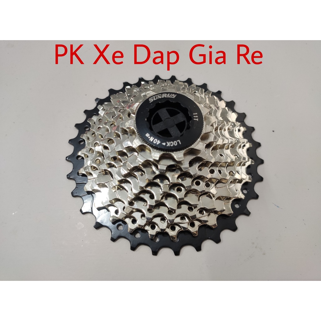 Líp thả xe đạp 10 tầng, Líp thả SUNRUN 10 tầng 11-32T - PK Xe Dap Gia Re