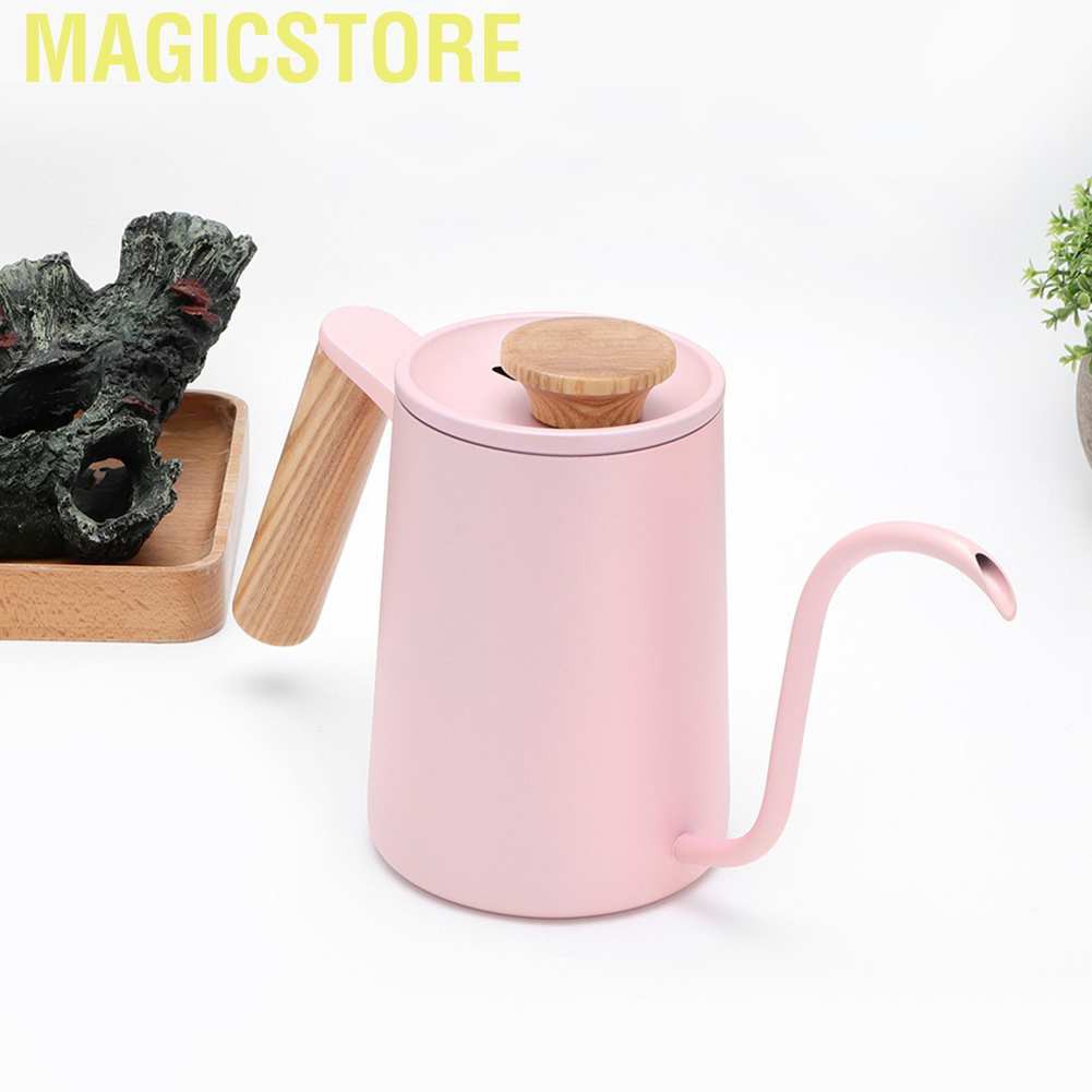 Magicstore 650ml Household 304 Stainless Steel Coffee Pot Hand Long Spout Kettle Tools