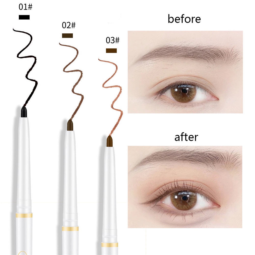 Bút Kẻ Mắt Gel Mềm Siêu Mỏng Tự Nhiên Kháng Nước Lâu Trôi