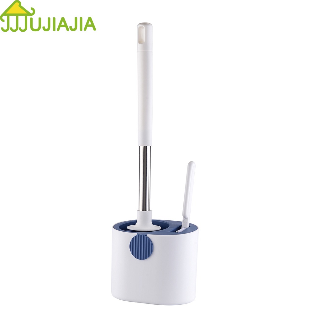 Bộ bàn chải vệ sinh toilet JUJIAJIA bằng silicon tiện dụng tùy chọn màu sắc