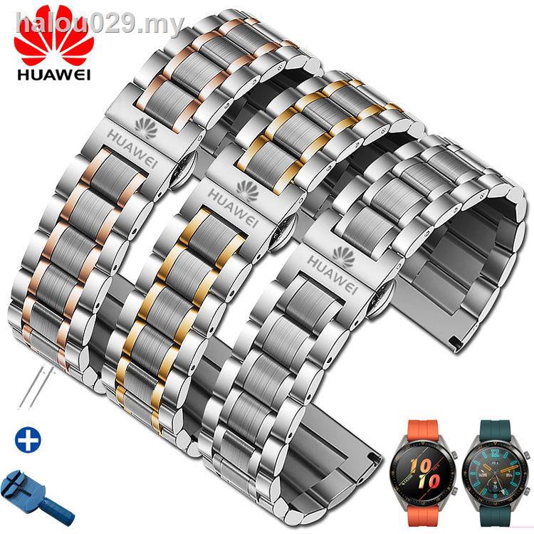 Dây đai đeo inox thay thế cho đồng hồ thông minh B2 B3 B5 huawei GT GT2 glory metal