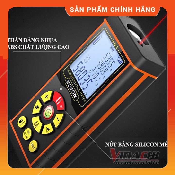 Máy Đo Khoảng Cách Vechon - Máy Đo Khoảng Cách Vechon - 120m Đo Chiều Dài Chuyên Dụng Sử Dụng Công Nghệ Laser