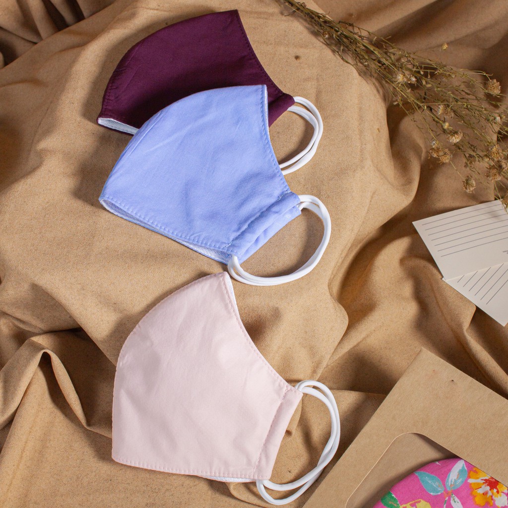 COMBO 3 Khẩu Trang Mũi Bầu Màu Trơn 3 LỚP Duy Ngọc Cao Cấp  - [Giao Màu Ngẫu Nhiên] (0338) | BigBuy360 - bigbuy360.vn