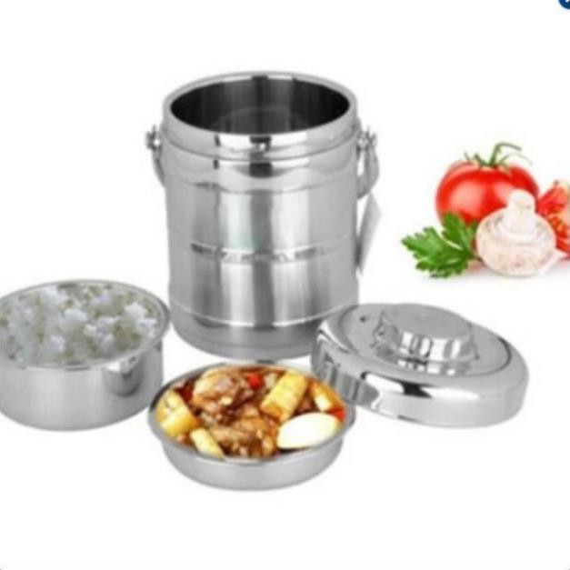 ( Hang Mới Về) CẶP LỒNG INOX GIỮ NHIỆT HÀN QUỐC (Tổng kho gia dụng giá tốt)