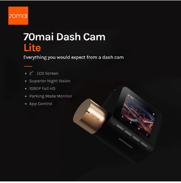 [Siêu Nét] Camera hành trình Xiaomi 70mai Pro lite quốc tế