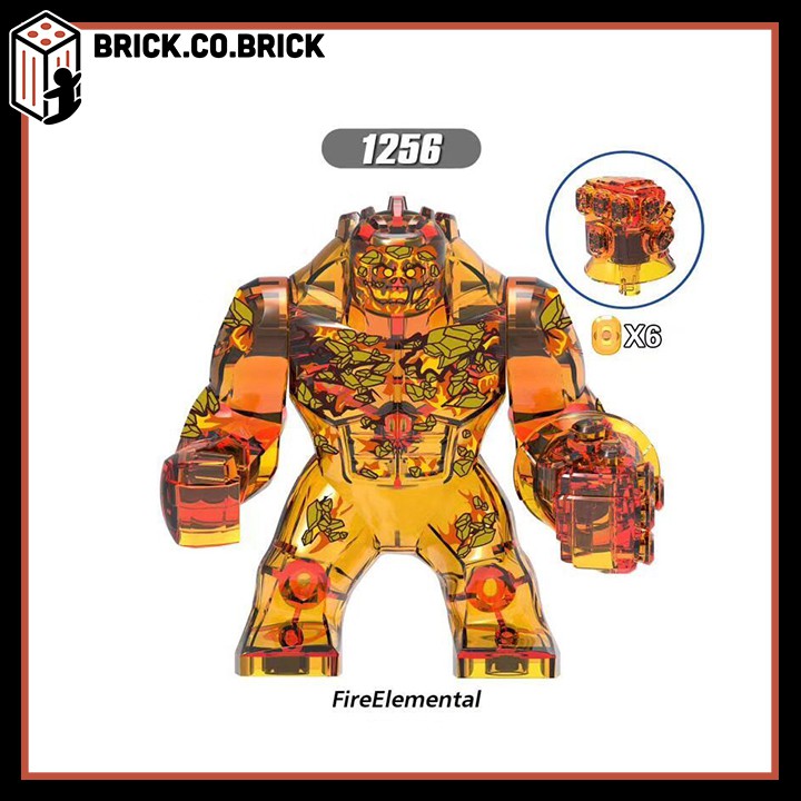 The Elementals Chúa Tể Nguyên Tố Spider Man Far From Home Đồ Chơi Lắp Ghép Xếp hình Bigfig X1255 X1258