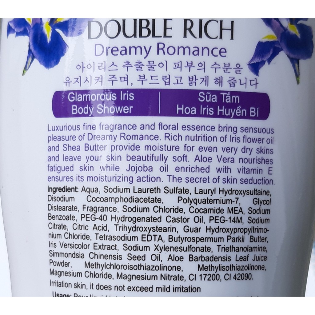 [800g] Sữa tắm DOUBLE RICH Hương hoa Iris  huyền bí DREAMY ROMANCE | BigBuy360 - bigbuy360.vn