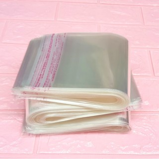 1kg Túi Opp dán mép 11x24cm (+ 4cm) - Túi nilon băng keo dán miệng