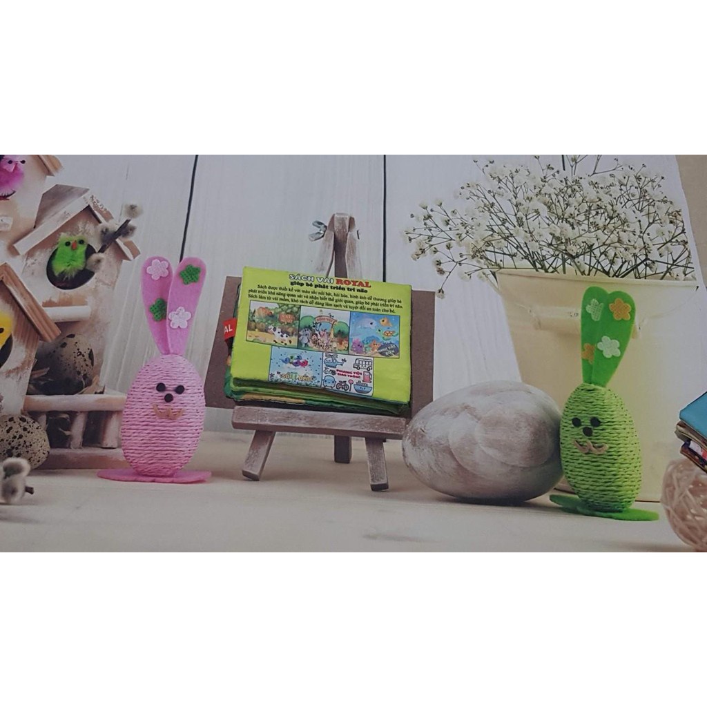 SÁCH VẢI 5 CHỦ ĐỀ CHO BÉ KÍCH THƯỚC 13X16CM HÀNG VIỆT NAM