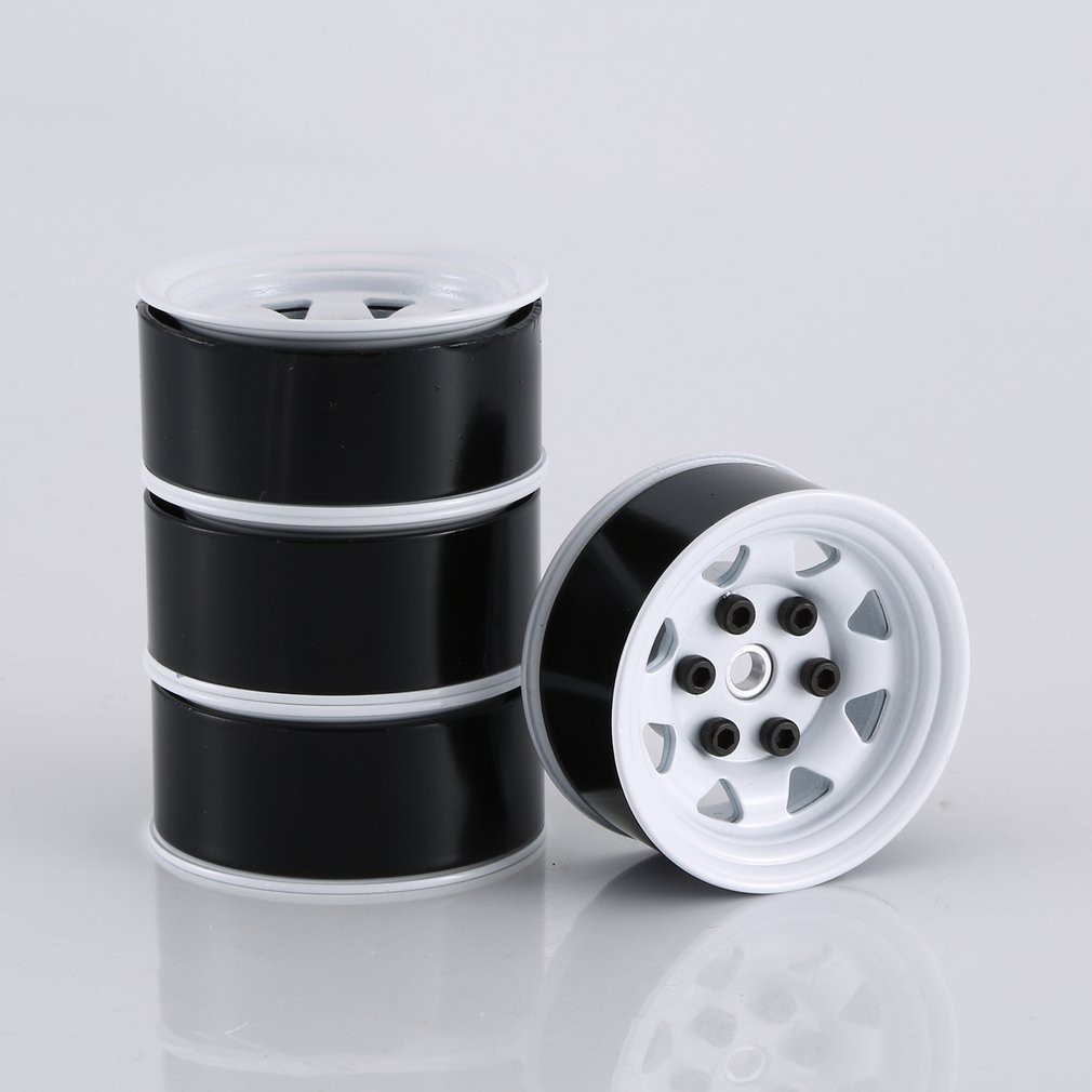 Set 4 Vành Bánh Xe Ax515Bk Bằng Hợp Kim Nhôm 1.55 Inch Chuyên Dụng Cho Xe Điều Khiển RC 1/10 RC MN99 MN90