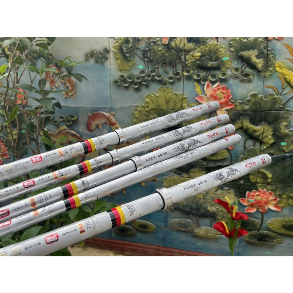 Cần câu lục mạch 6h tặng kèm ngọn phụ & nhẫn, bản 2023