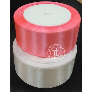 Dây ruban lụa bóng  4cm :90k / 2 cuộn