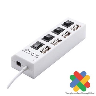 Hub chia USB 4 cổng có công tắc