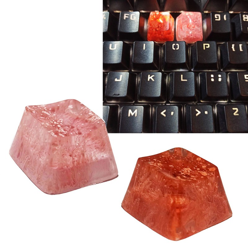 Nút Bàn Phím R4 Hình Hoa Tuyết Màu Rgb Bằng Nhựa Resin