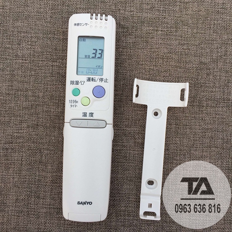 Điều khiển điều hòa Sanyo nội địa nhật - Chính Hãng Tặng Đế Treo Tường