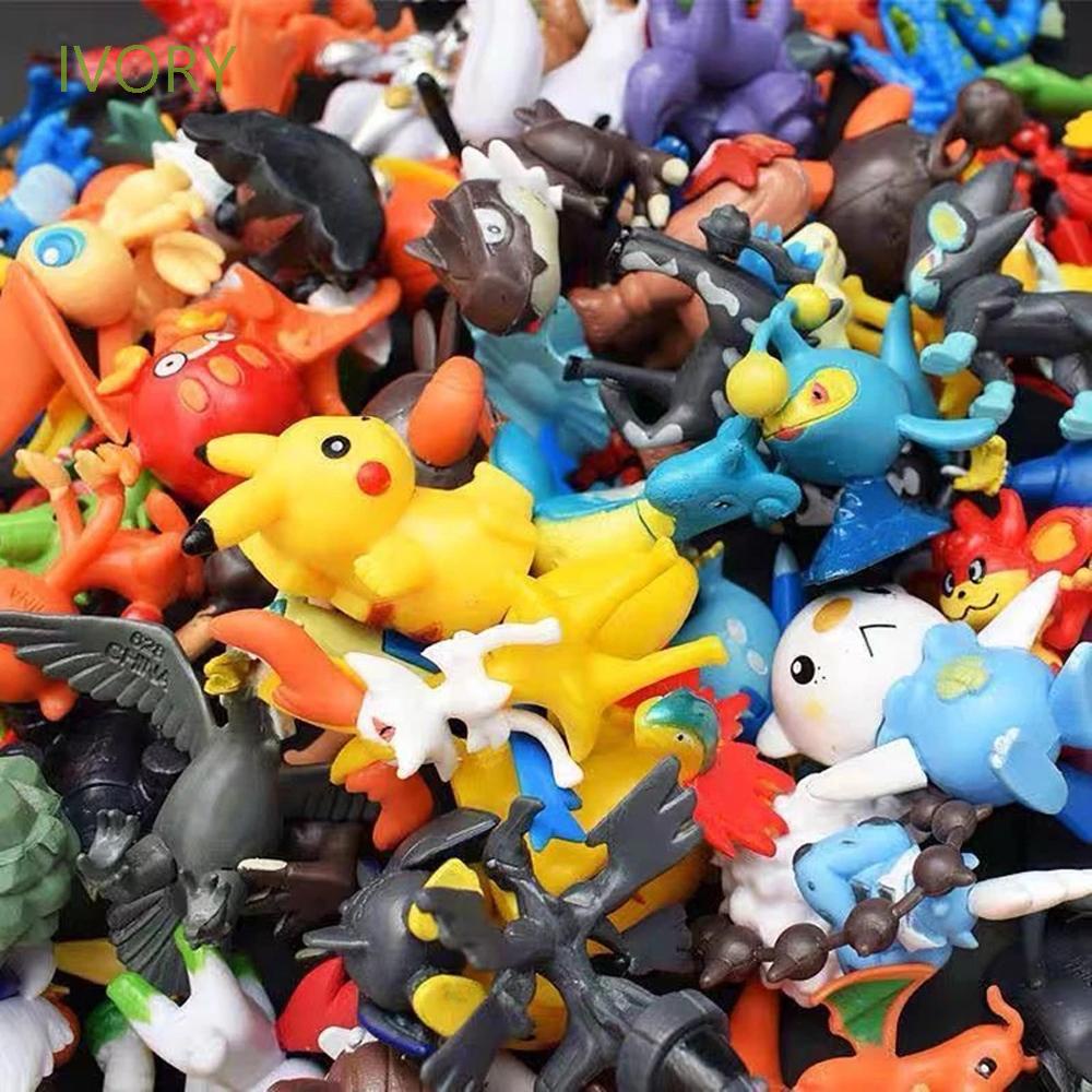 Set 24-120 mô hình Pikachu mini 2-4cm dễ thương cho bé