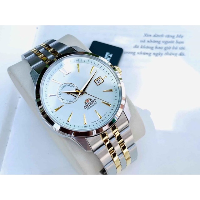 Đồng Hồ Orient Chính Hãng Nam FAL00001W0 Contemporary White Dial Men’s Watch