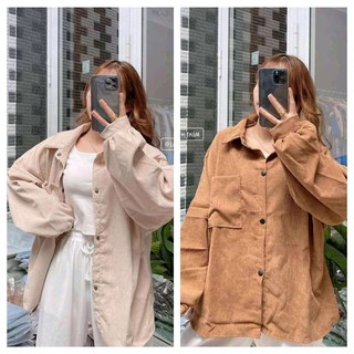  Áo Sơmi Nhung Kupi form rộng/Nam Nữ Unisex CAMA STORE