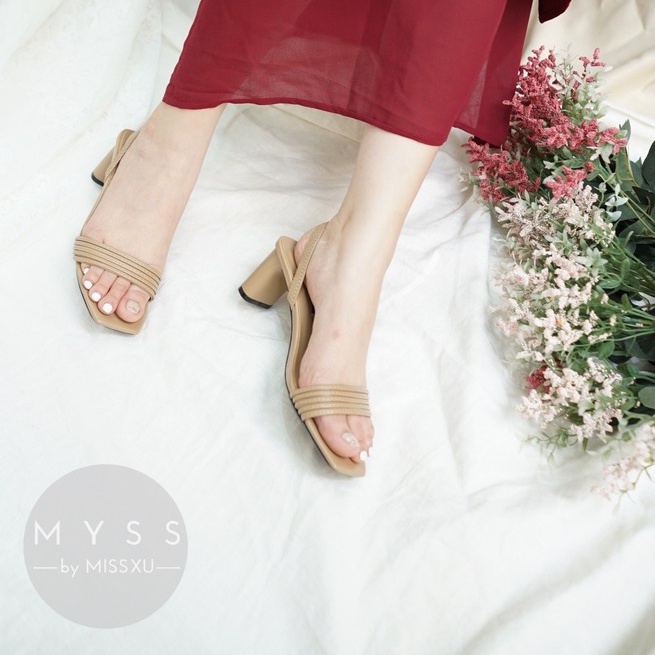 Giày sandal nữ dây nhuyễn bản ngang 5 cm thời trang MYSS  - SD97