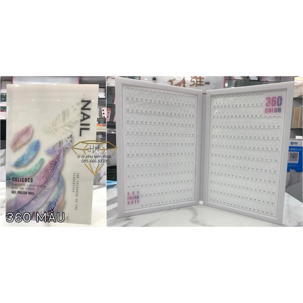 sổ móng mẫu nail 360 màu