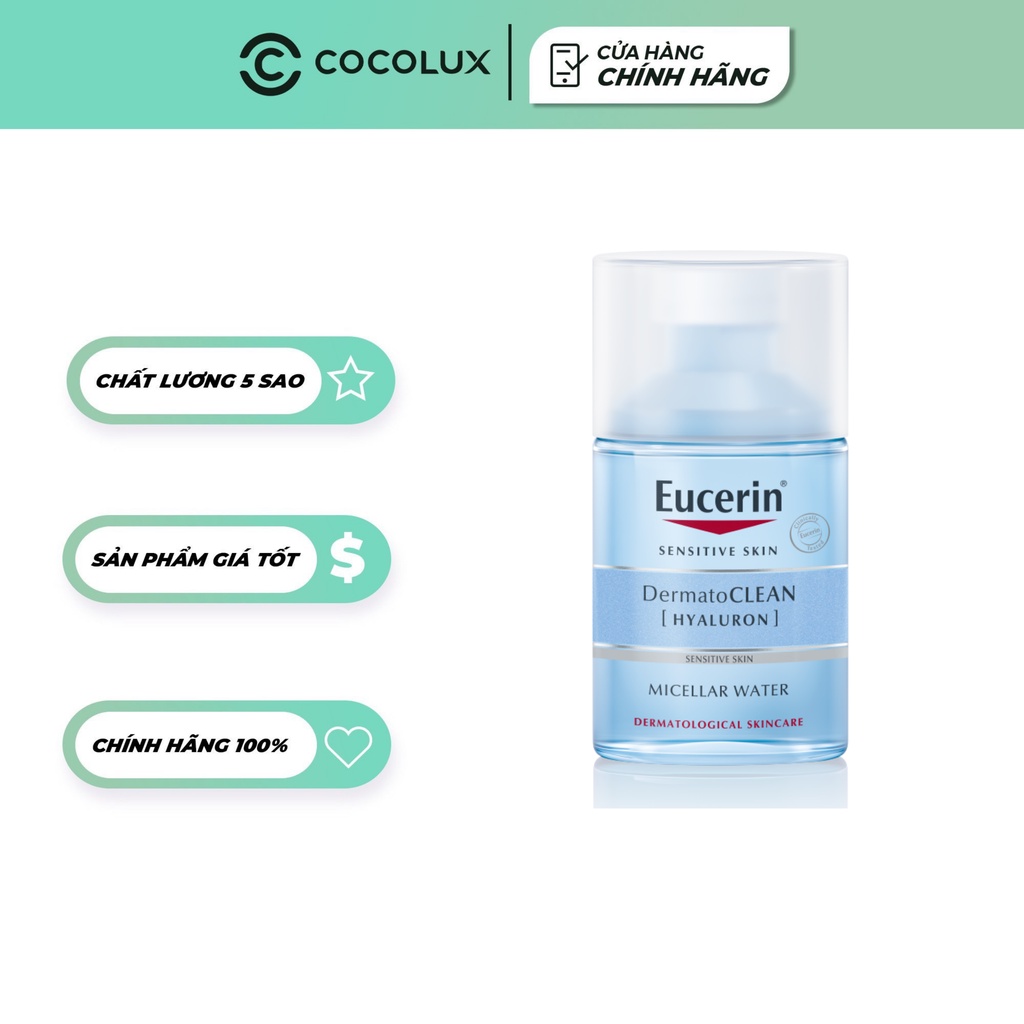 Nước Tẩy Trang Eucerin Sensitive Skin 100ml Cocolux