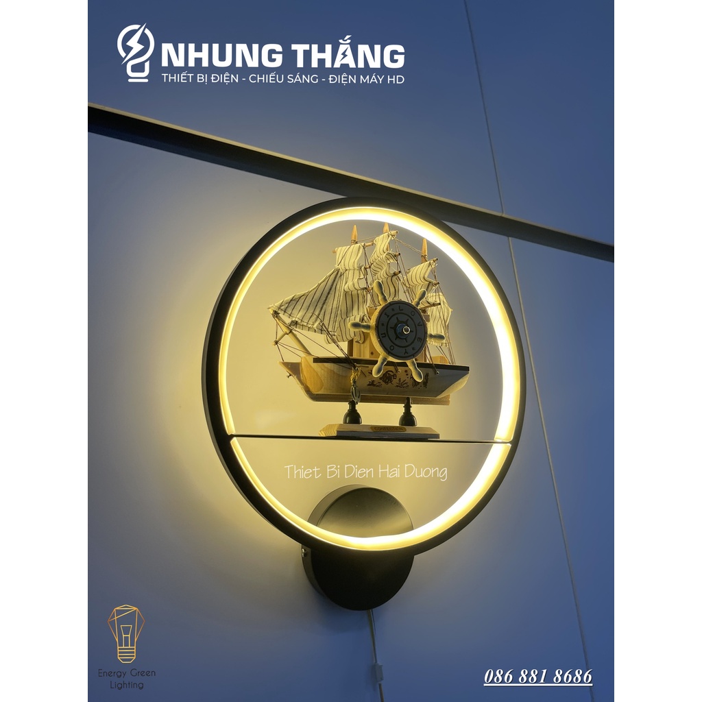 Nhiều Mẫu - Đèn Led Treo Tường Hiện Đại Con Thuyền GT178 ,Cây Đàn GT180 - 3 Chế Độ Ánh Sáng - Bảo Hành 12 Tháng