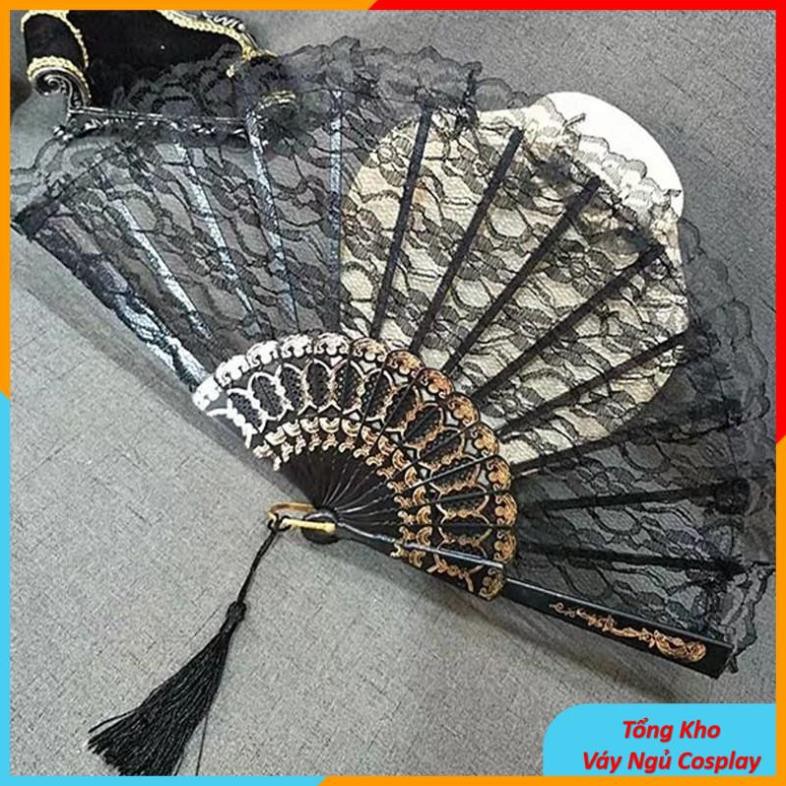 Quạt Ren Cosplay Sexy, Phụ Kiện Chụp Ảnh Cosplay Cổ Trang | BigBuy360 - bigbuy360.vn