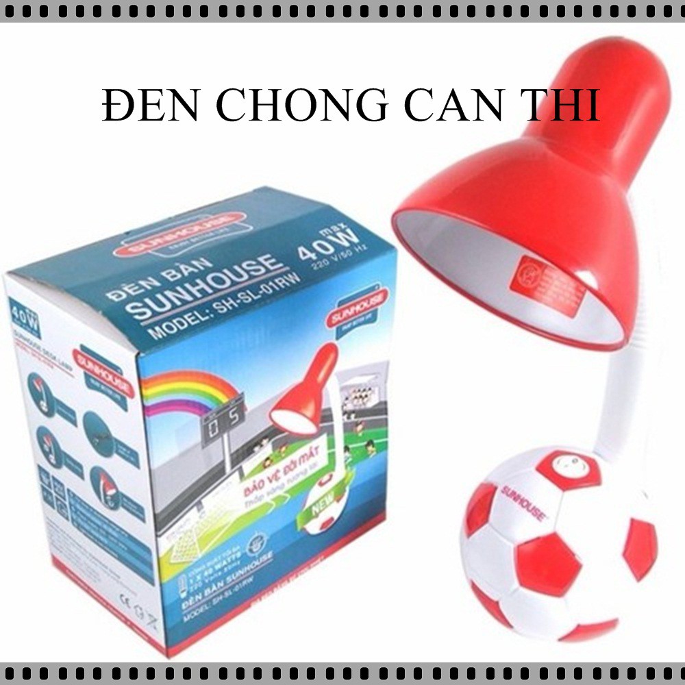 ĐÈN BÀN SUNHOUSE SH - SL 01RW - KÈM BÓNG RẠNG ĐÔNG - SHSL01RW