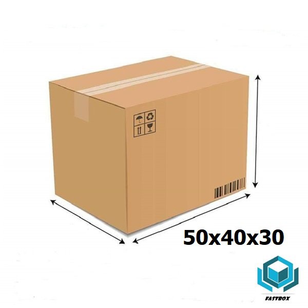 FastBox - 1 Thùng Carton 50x40x30 Cm ( Thùng carton chuyển nhà )