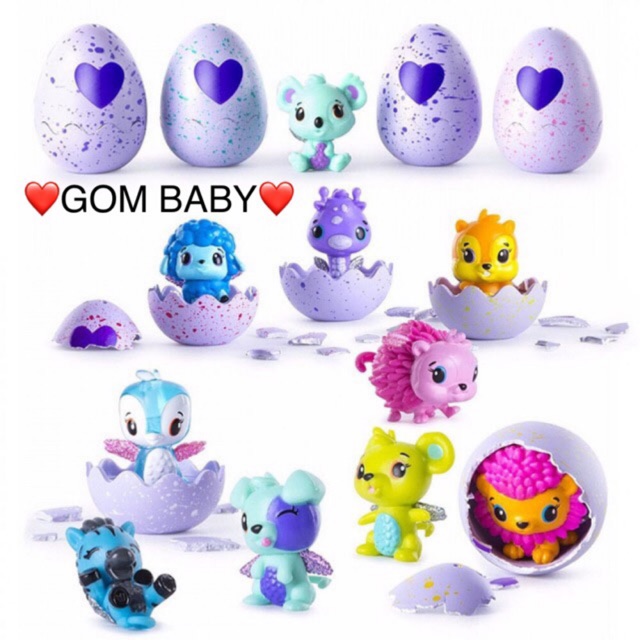 Combo 5 Trứng Hatchimals Thiếu Trái Tim