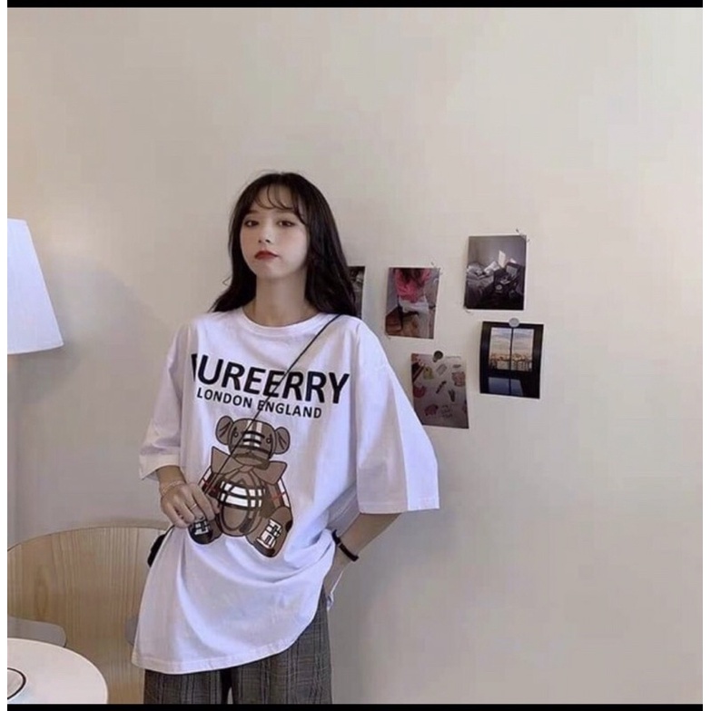 Áo phông áo thun unisex gấu BBR dễ thương