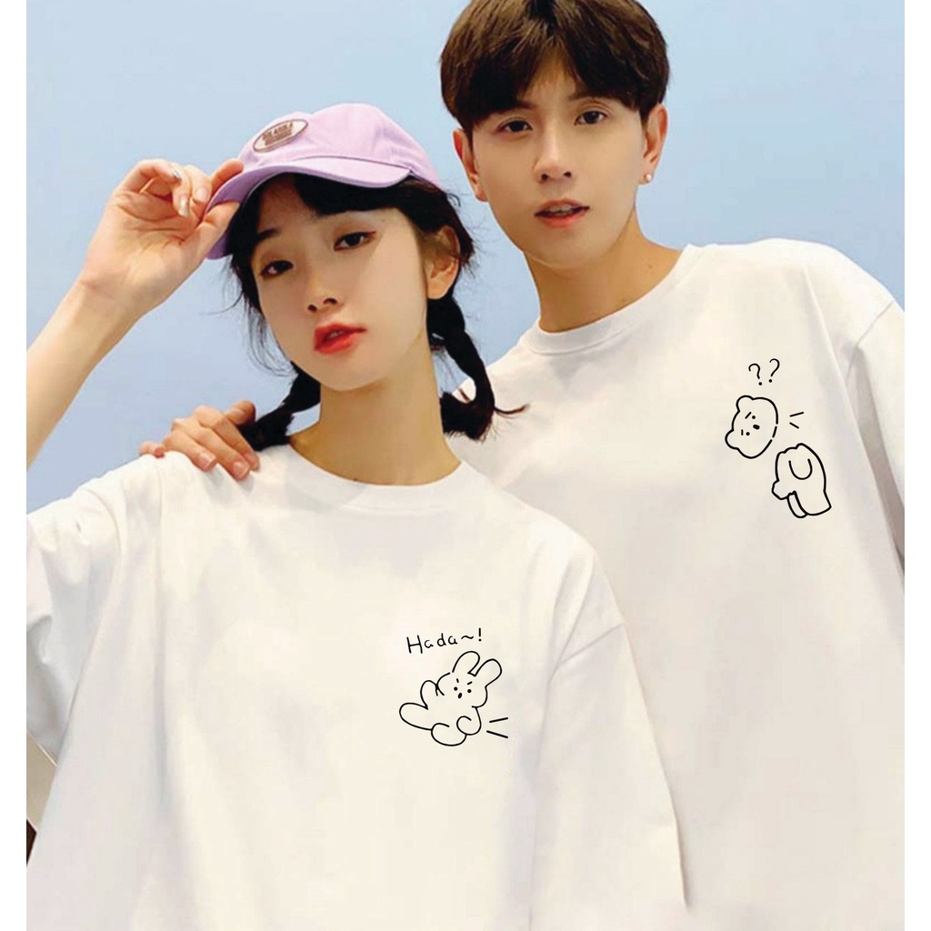 ẢNH THẬT - Áo thun tay lỡ 3158 giá rẻ, 100% cotton mềm mịn, nam nữ mặc được, unisex ulzzang, áo cặp