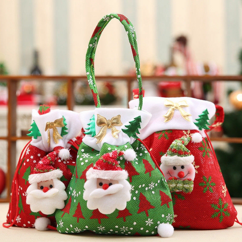 Túi Đựng Kẹo Hình Ông Già Noel Đáng Yêu