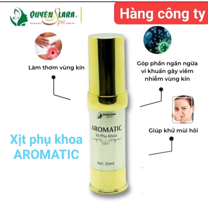 Xịt phụ khoa làm sạch, khử mùi AROMATIC Q'Lara