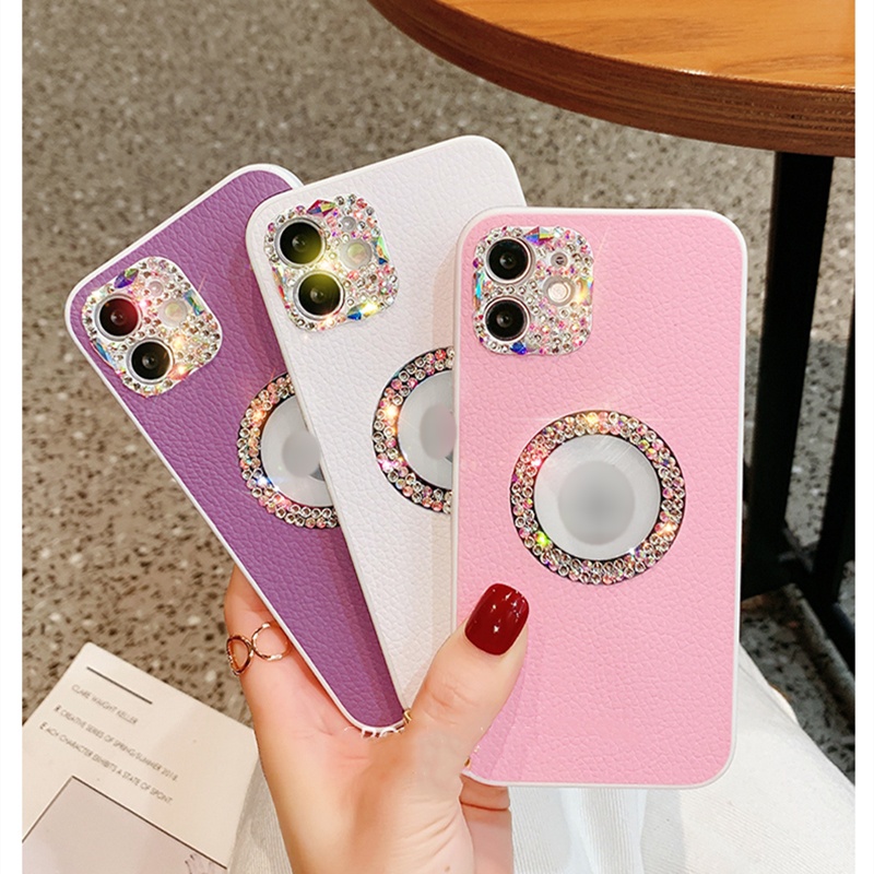 Ốp Điện Thoại Bằng Da Thiết Kế Cắt Độc Đáo Cho IPhone 13 12 11 Pro Max XS Max XR X 8 7 Plus