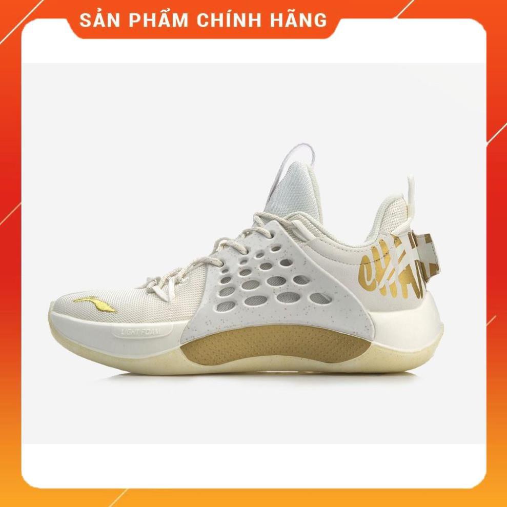 ĐẲ𝐍𝐆 𝐂Ấ𝐏 Giày bóng rổ Li-Ning Sonic VII CBA Champion Glory Edition - White/Gold