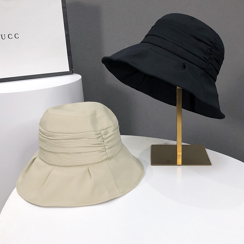 Nón tai bèo xếp ly che nắng thời trang xuân hè Hàn Quốc dễ phối đồ cho nữ