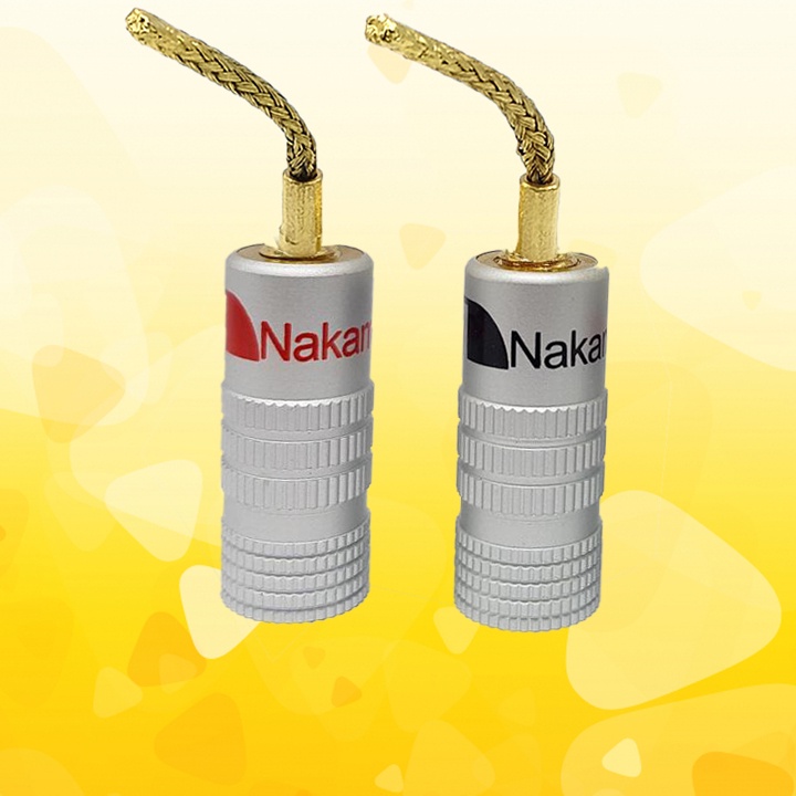 Jack mỏ chim mềm Nakamichi 2mm lõi đồng vỏ nhôm cao cấp (1 chiếc)