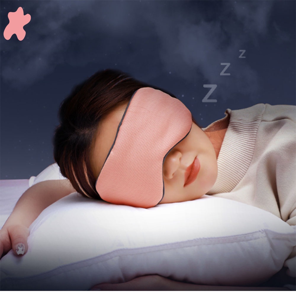 【Hàng Có Sẵn】1 Kính Bảo Hộ Ngủ Hai Mặt Ấm Áp Hai Công Dụng Thoáng Khí Làm Đẹp Màu Sắc Tương Phản Có Thể Điều Chỉnh Bảo Vệ Mắt