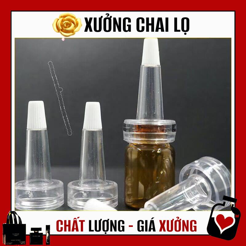 [TOP GIÁ RẺ] Lọ Chiết Tế Bào Gốc ❤ Lọ Chiết Tinh Chất, Serum 5ml,10ml bộ 3 nút đựng tinh dầu, phụ kiện du lịch