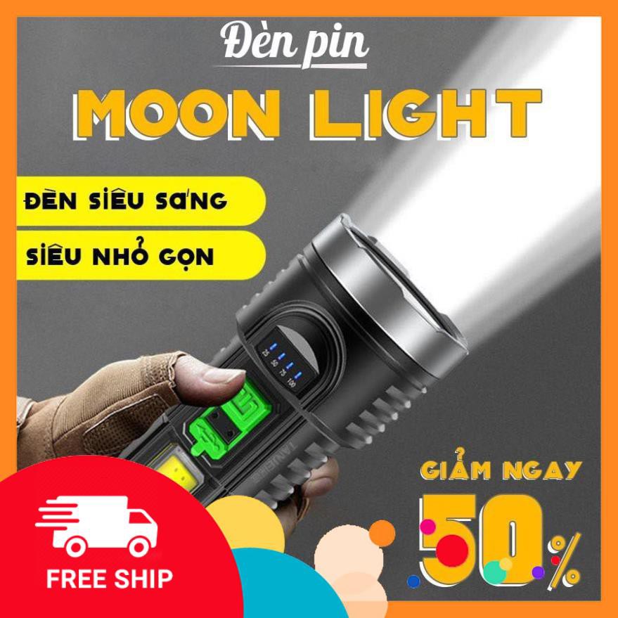 Đèn Pin THÔNG MINH EONMART 2IN1 MOON LIGHT 4 CHế Độ Siêu Sáng ,Siêu NHỏ Gọn 2021 Bền Bỉ [CHÍNH HÃNG]