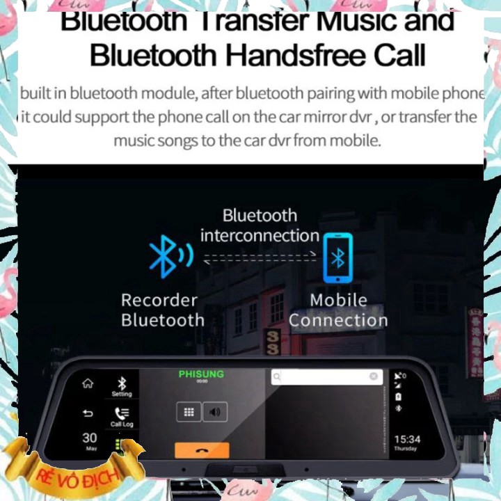Camera đặt taplo ô tô cao cấp Phisung Q98, 4G, Wifi, GPS ,10 inch (Ghi hình trước sau cùng lúc)- Bảo hành 12 tháng [M] | BigBuy360 - bigbuy360.vn
