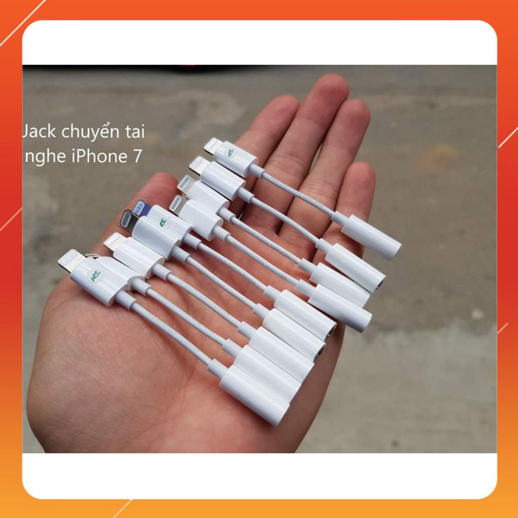 [Mã 2404EL10K giảm 10K đơn 20K] Jack chuyển lightning sang jack 3.5 chính hãng Apple