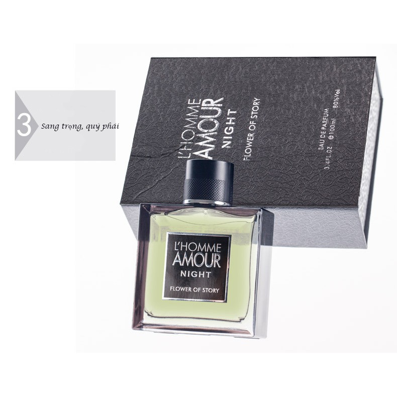 Nước hoa nam thơm lâu chính hãng L'HOMME hương thơm tươi mát nam tính, mủi nhẹ nhàng quyến rũ dạng xịt 100ml DNP009 | BigBuy360 - bigbuy360.vn
