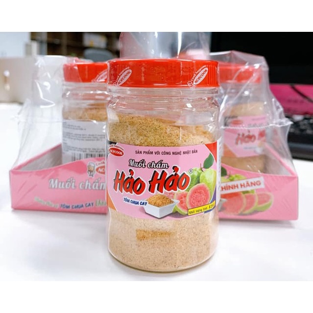 Muối Hảo Hảo chua cay chính hãng Acecook lọ 120g, hũ muối mì Hảo Hảo chấm cực ngon