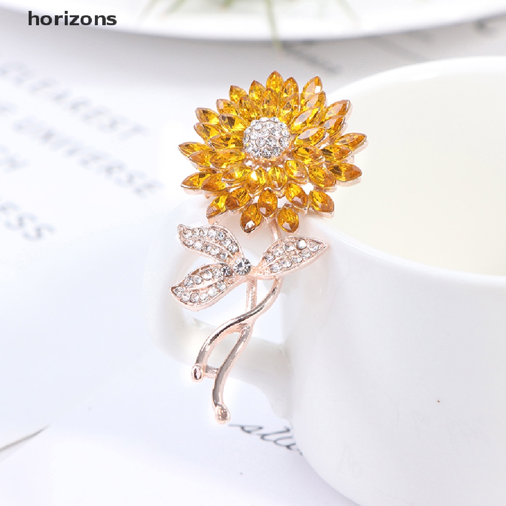 1 Ghim Cài Áo Hình Hoa Hướng Dương Thời Trang